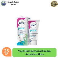 MGS - Veet Hair Removal Cream Sensitive 25 gR - Hair Removal for Sensitive Skin