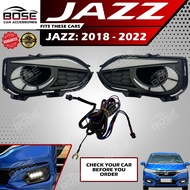 Honda Jazz Fit 2018 - 2022 with LED DRL Daytime Runner Light Type A Accessories EP
