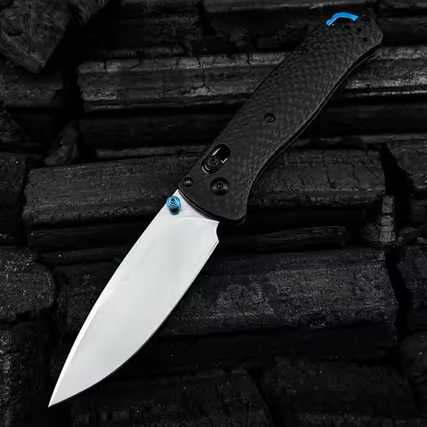 BM 535-3 Bugout knife folding pocket knife CPM-S90V Steel Blade Carbon Fiber Handle Outdoor selfdefe