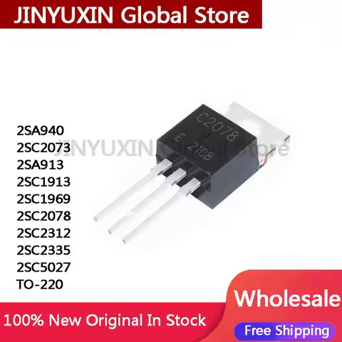 10Pcs 2SA940 2SC2073 2SA913 2SC1913 2SC1969 2SC2078 2SC2312 2SC2335 2SC5027 A940 C2073 A913 C1913 C1