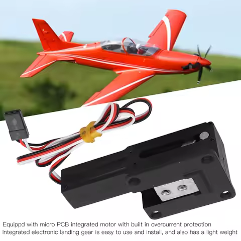 Electric Retractable Landing Gear RC Plane Trunnion for 1. Model RC Aircraft Fixed Wing Plane RC Air