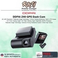 DDPAI Dash Cam Z40 Series 1944P FHD Resolution Exquisite Design Wide Angle Monitoring Emergency Reco