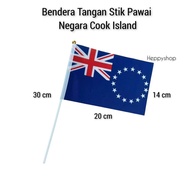 Cook island State Parade Stick Hand Flag