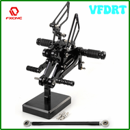 VFDRT CNC เกียร์โยงจักรยานยนต์ Footpeg ที่พักเท้าชุดหลังสำหรับฮอนด้า CBR150 CBR150R CBR125 CBR 125 2