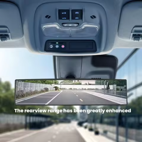 Car Baby Mirrors Interior Rear View Mirror Wide Angle Convex Rearview Mirror Anti Glare Large Vision