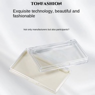 TONFASHION Eyelash Storage Box, Square Shape Plastic False Lashes Show Box,  Transparent Square Box