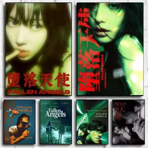 Movie F-Fallen Angels Wong Kar Wai Poster Modern Aesthetic Wall Art Poster Minimalist Room Decoratio