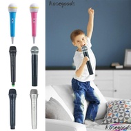 ROSE Microphone Prop, Simulate Speech Practice Microphone Mics Toy, Party Karaoke Prop Toy Stage Cos