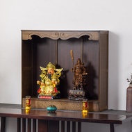 Shrine Home Buddha Cabinet Altar God of Wealth Buddha Shrine Guanyin Bodhisattva Buddha Guan Gong Wo