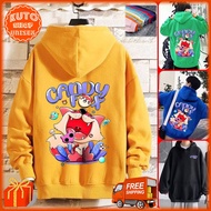 FOX CANDY HOODIE - Super Durable and Beautiful Pet Print - Full Size Full Color (HD3060 - Real Photo