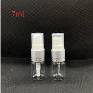 7ml Empty Lotion Cream Clear Glass with Bottles Spray Pump Dispenser Containers for Skin Care Cream 