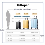 NEWs [iKoper] 24-inch Suitcase Original Fiber Luggage SizePOLO