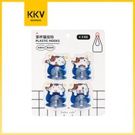 KKV Gantungan Kucing Ekor Gantungan Dinding Dulce vida 4Pcs