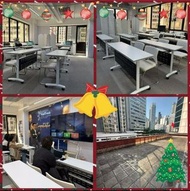 灣仔租場時租🎄聖誕🧧新年活動室/辦公室/罕有光猛/課室/自修室/直播室/多用途活動室/ 配備戶外平台, 適合舉辦各類活動🤩🥳🤓😎地鐵站出口旁