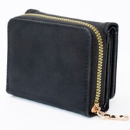 Zipper Around Coin Pocket Small Bi-Fold Zipper Women Wallet Mini Lightweight Portable Credit Card ID