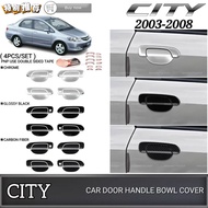 AMAZING HONDA CITY 2003-2007 CAR DOOR HANDLE BOWL COVER GARNISH HANDLE INNER BOWL INSERTS COVER ACCE