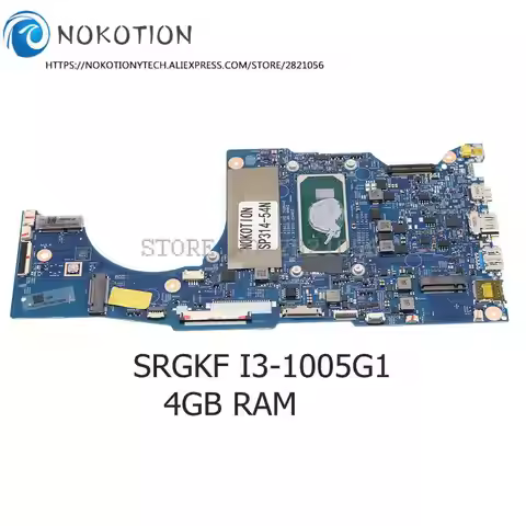 NOKOTION For ACER Spin SP314 SP314-54 SP314-54N Laptop Motherboard SRGKF I3-1005G1 CPU 4G RAM NBHQ71