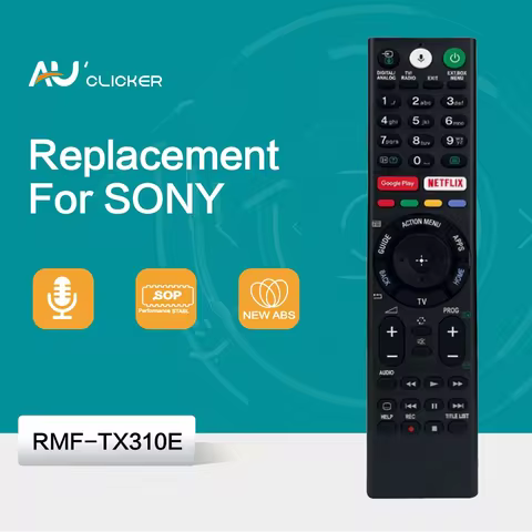 RMF-TX310E replacement voice remote control for Sony Bravia LED LCD TV KD-49XE8004 KD-49XE8005 KD-43