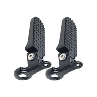 2pcs Outdoor Aluminum Alloy Lightweight Quick Release Foldable Safety Cycling Non Slip Stable Protection Bike Rear Pedal