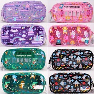 ⭐⭐Australian Pencil Case smiggle Elementary School Students Large Capacity Oversized Transparent Name Card Tuition Pencil Bag