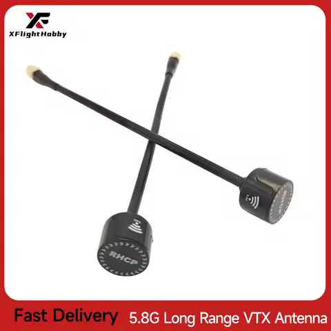 XFlight Hobby 2PCS Albatross 5.8GHz 3Dbi RHCP SMA FPV Antenna 5000-6000MHz 170mm for FPV Drons Long