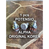 Original Potentio Alpha A500k Made In Korea Electric Guitar Potentiometer 500 K Volume Tone Guitar B