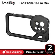 SmallRig ชุดเครื่องถือโทรศัพท์สองมือสำหรับ iPhone 15 Pro Max ชุดเครื่องถือโทรศัพท์พร้อมหูจับคู่ไร้สา