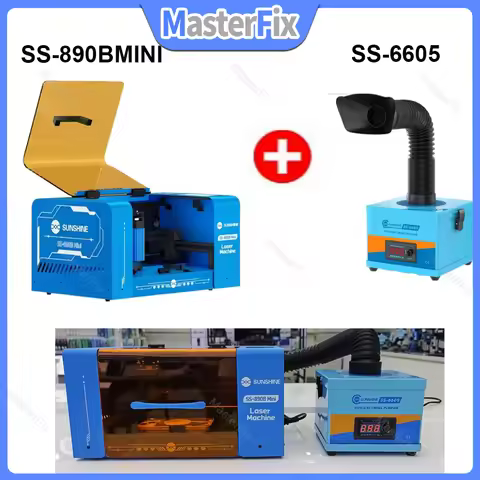 SUNSHINE SS-890B MINI Laser Screen Removal Machine Screen With Smoke Purifier Glass Back Cover Glue