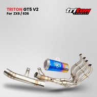 Kawasaki Zx636 zx6r Original Triton Full system exhaust