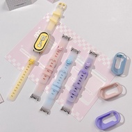 Suitable for Xiaomi Mi Band 10 Strap 9/8 Wristband Two-Color Cat Transparent Silicone NFC Version Wr