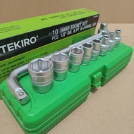 KUNCI SHOCK SET TEKIRO 24 PCS FULL SET 8 - 32 MM TOOL BOX BESAR RACHET COD / TERSEDIA JUGA KUNCI SOK