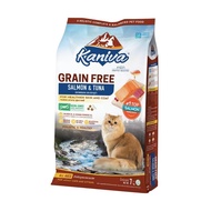 Kaniva Grain Free อาหารแมวคานิว่า สูตรเกรนฟรี ไม่มีส่วนผสม สำหรับทุกวัย บำรุงขน ขนาด 7-8 kg