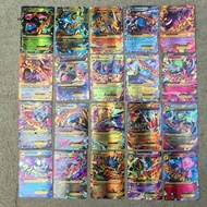 Set of 100 Mega EX GX toy energy cards for playing pkm TCG Anime games for children