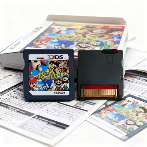 482 in 1 Compilation DS NDS 3DS 3DS NDSL Game Cartridge Card Video Game Handheld Player Game Card (R