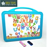 3in1 Children's Drawing Board Toy Magnet Letters Numbers Chalk Marker Double Sided Size 42cm Creativ