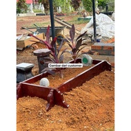 Premium Kepuk/Kepok Kubur Kayu Balau/Binaan Atas Kubur Dewasa/Kayu Berlian