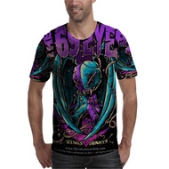 Streetwear Clothing Tshirt The 69 Eyes Tshirt Fullprint Polyester Jersey Material