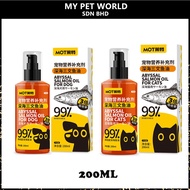 MOT Abyssal Salmon Fish Oil Liquid Skin Coat Supplement for Dogs & Cats 200ML
