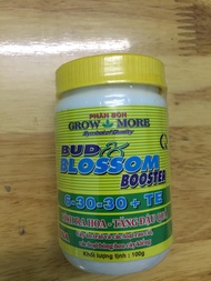COMBO 03 lọ phân NPK 30-10-10 + 20-20-20 + 6-30-30 loại 100gr chăm sóc lan cây cảnh
