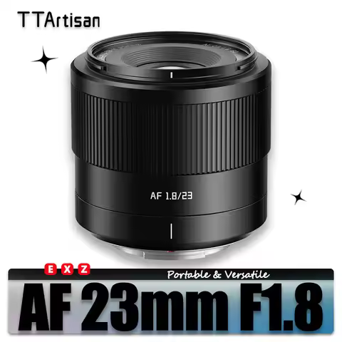 TTArtisan AF 23mm F1.8 Large Aparture Autofocus Prime Lens for Camera Humanities Photography with So
