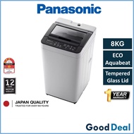 Panasonic NA-F80VB7HRT 8KG Top Load Washing Machine Mesin Basuh