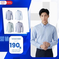 HLA Men's Long Sleeve Shirt - Cool, Comfortable and Sweat Absorbent Cotton Shirt