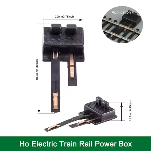 1:87 Train Model Rails Train Railway Junction Box Ho Track Power Strips Ho Model Train Sets DIY Mode