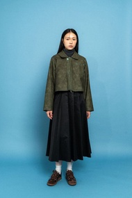 Green Leather Jacket 綠色皮褸