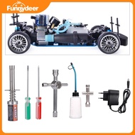 Funnydeer Alloy Rechargeable RC Engine Starter Flame Igniter with Screwdriver Tool Kits Fit for HSP 