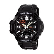 Casio G-Shock Twin Sensor Compass Aviator Black Band Watch GA1000-1A GA-1000-1A