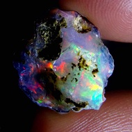 RANDVAGEMS 100% Natural Ethiopian Opal Raw Fire Striking Opal Stone, Gemstone, Healing Energy Crysta