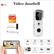 智能無線門鈴熱賣 可視門鈴對講手機監控wifi門鈴Tuya - T30白色( 支持google Assistant ,Amazon Alexa)