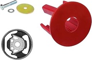 XLQYBD Red Engine Torque Arm Insert Dog Bone Mount Kit Compatible for VW Golf GTI Rabbit Passat Comp