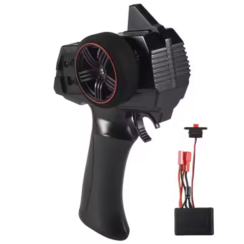 A63T-AX-7S AX7S 2.4G 3CH Transmitter Remote Controller With 2 In 1 Receiver ESC For WPL D12 MN D90 M
